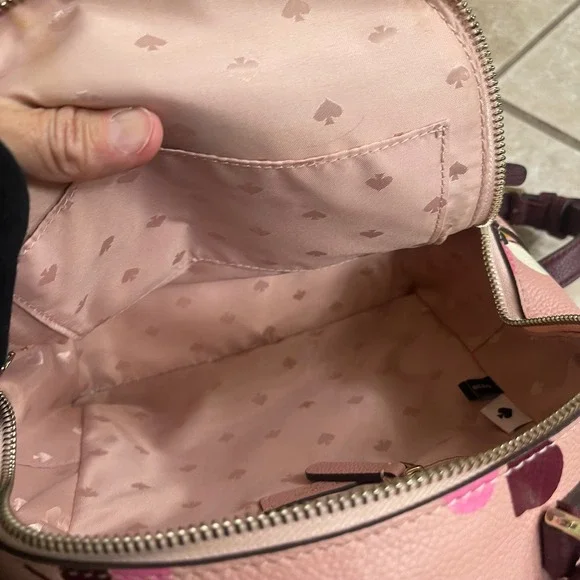 kate Spade Jackson Pink Floral Butterfly Mini Backpack KATE SPADE Chelsea The Little Better Medium Nylon Backpack  main image 4